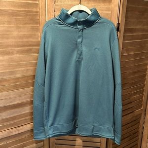 NEW ~ NWOT ~ Men’s Under Armour UA Storm Long Sleeve Golf Shirt ~ Teal Blue ~ XL
